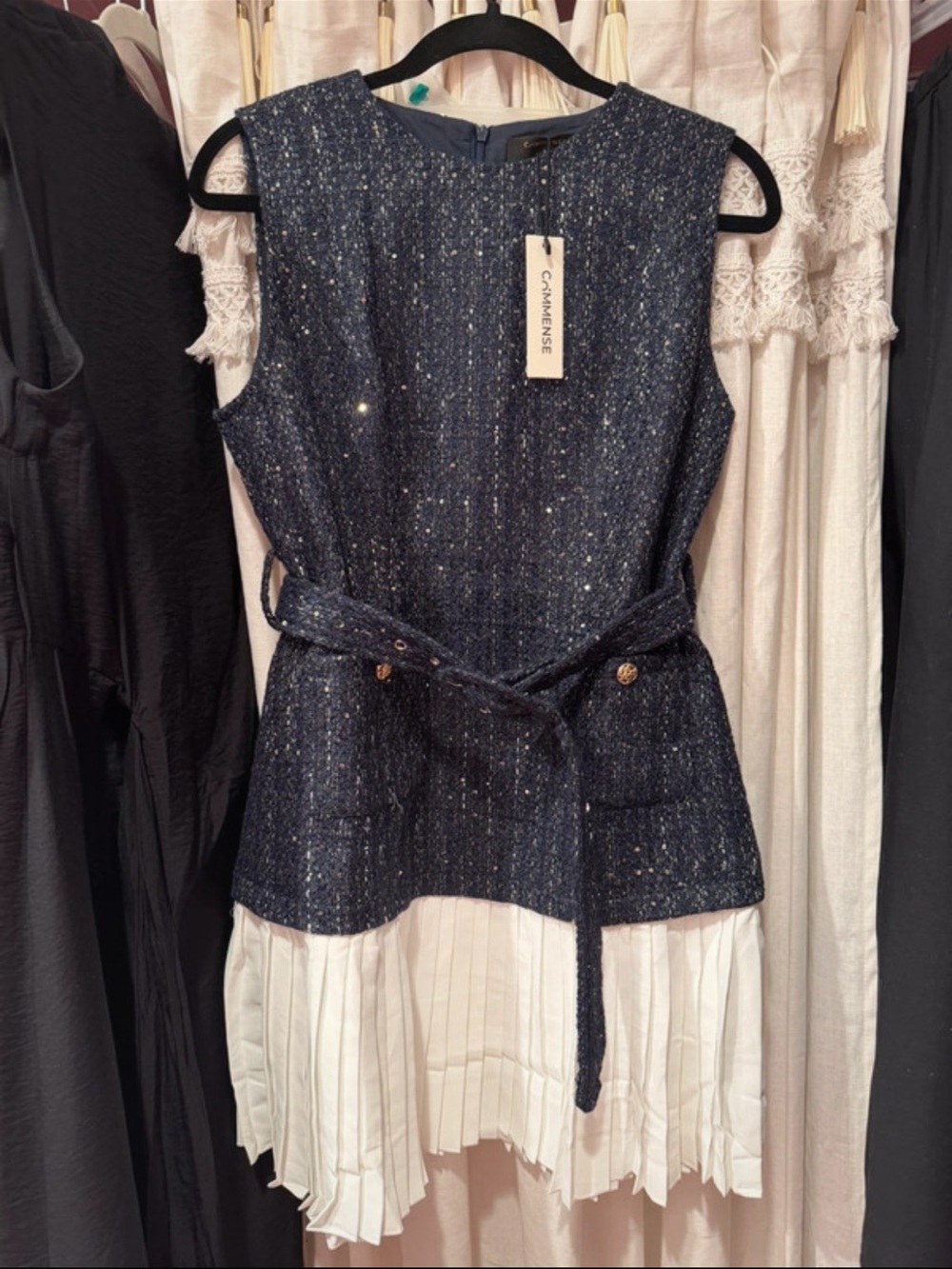 Commence tweed dress size large